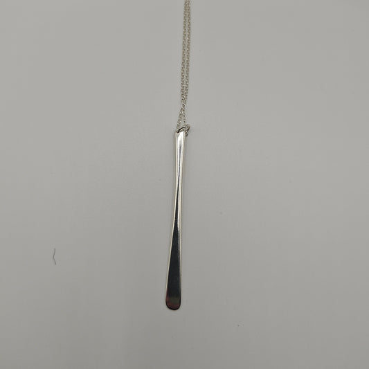 Sterling silver unique spoon handle pendant